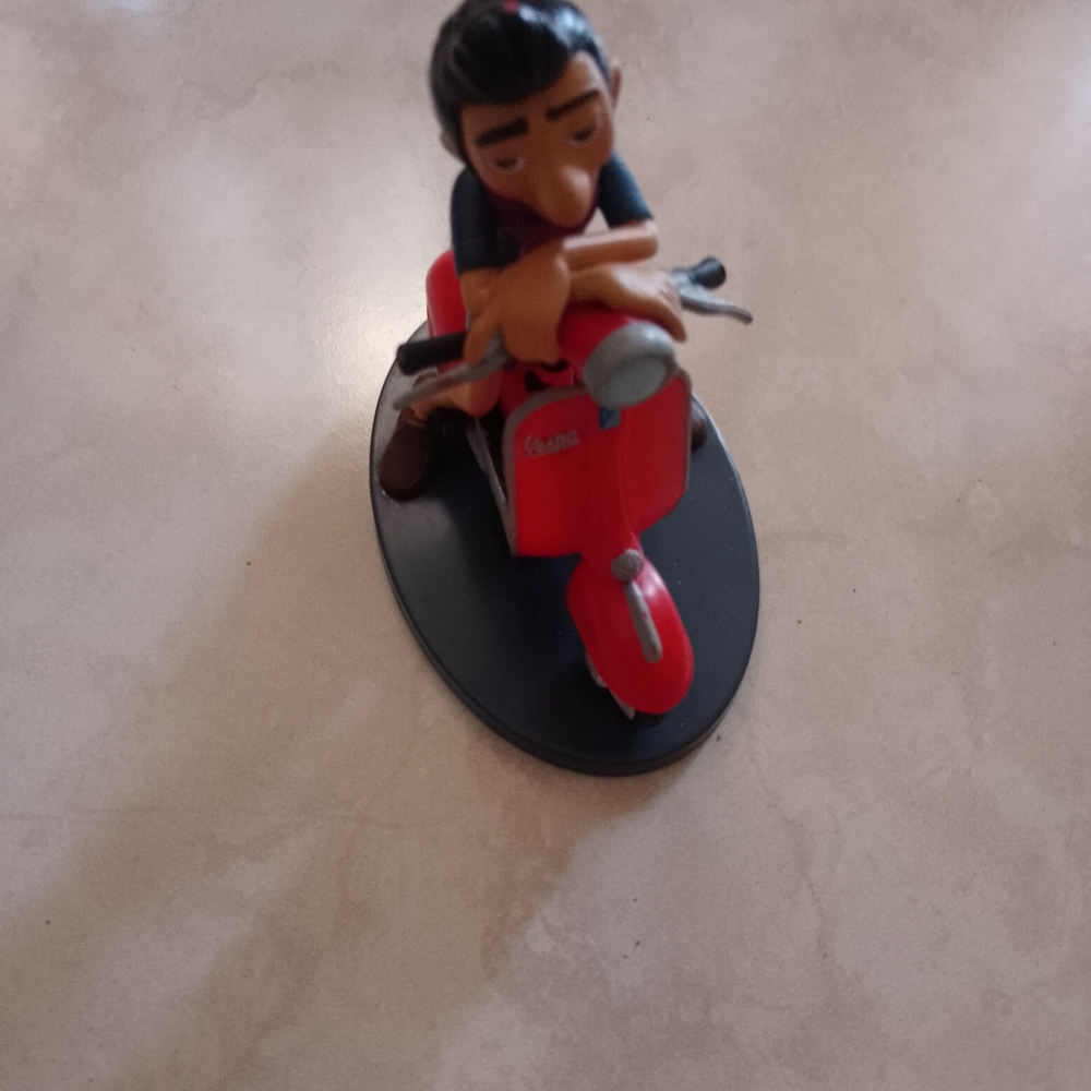 Red Scooter Toy Figure